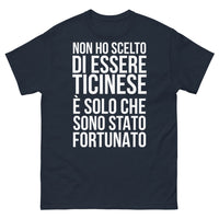 Thumbnail for T-shirt Ticino marine - Non ho scelto di essere ticinese
