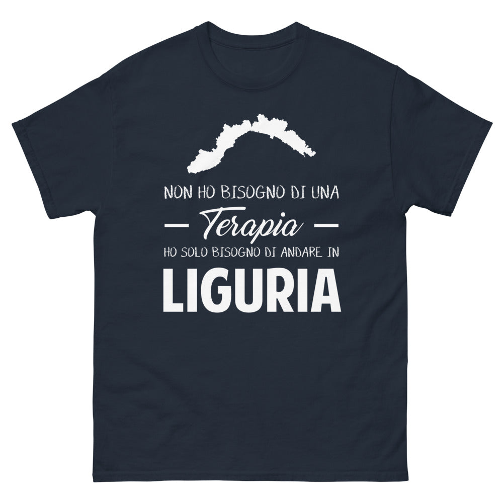 T-shirt Ligurie marine - Non ho bisogno di una terapia