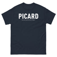 Thumbnail for T-shirt Picard marine - Picard ça se prononce Dieu