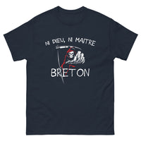 Thumbnail for T-shirt Breton marine - Ni Dieu Ni Maître