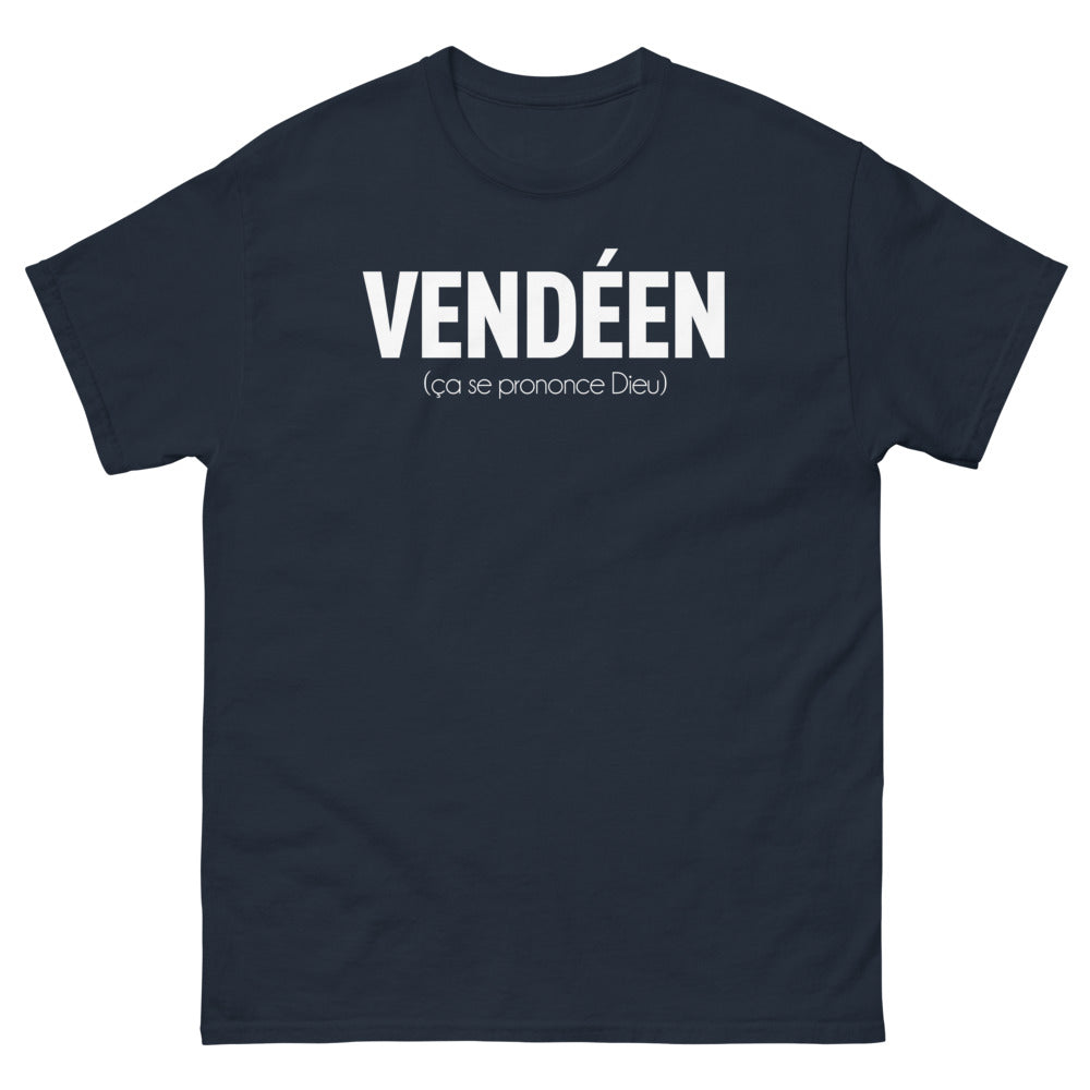 T-shirt Vendée marine - ça se prononce Dieu