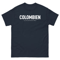 Thumbnail for T-shirt Colombien marine - L'accent divin à porter fièrement
