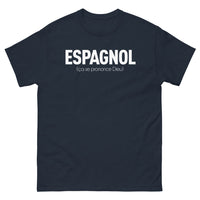Thumbnail for T-shirt Espagne marine - Se prononce Dieu