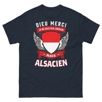 Thumbnail for T-shirt Alsace marine - Dieu merci, je ne suis pas Lorrain