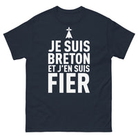 Thumbnail for T-shirt Bretagne marine - Je suis Breton et j'en suis fier
