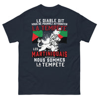 Thumbnail for T-shirt Martinique marine - Nous sommes la tempête