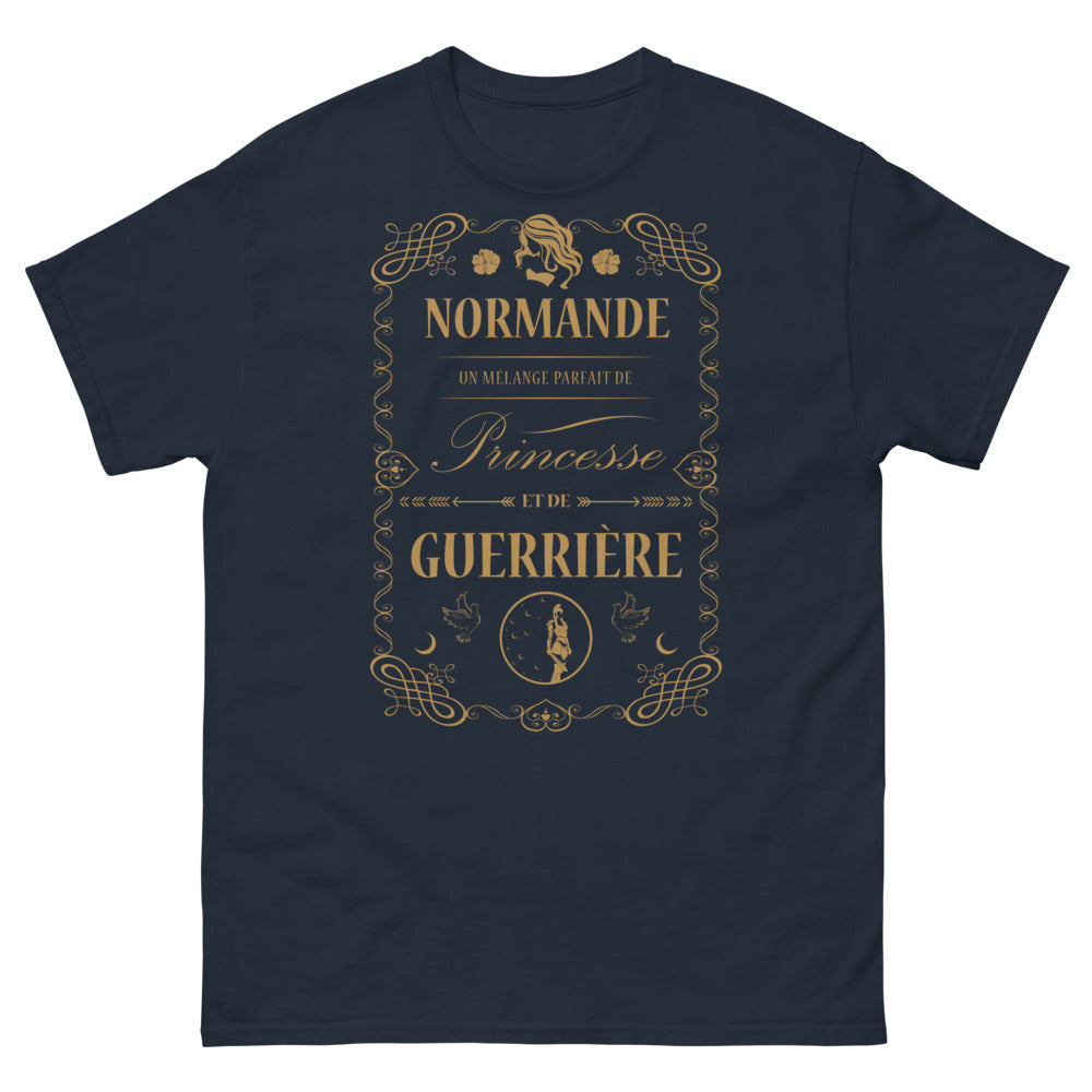 T-shirt Normand marine - Un mélange parfait de princesse et de guerrière