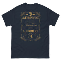 Thumbnail for T-shirt Aveyronnaise marine - Princesse et guerrière