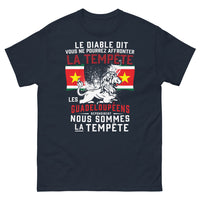Thumbnail for T-shirt Guadeloupéens marine - Nous sommes la tempête