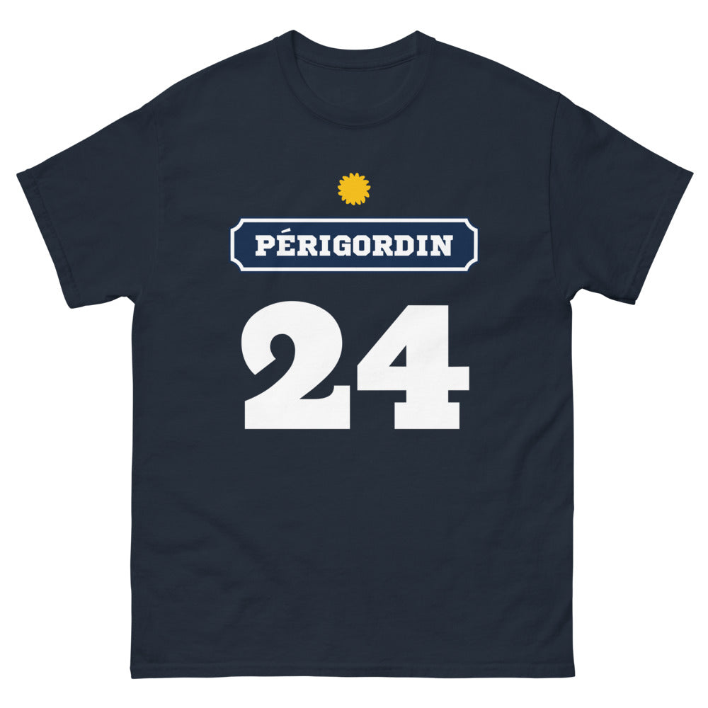 T-shirt Périgord marine - Fierté sombre et authentique