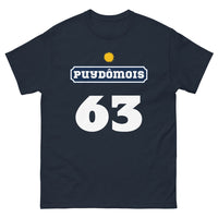 Thumbnail for T-shirt Puydômois marine - design authentique et nostalgique