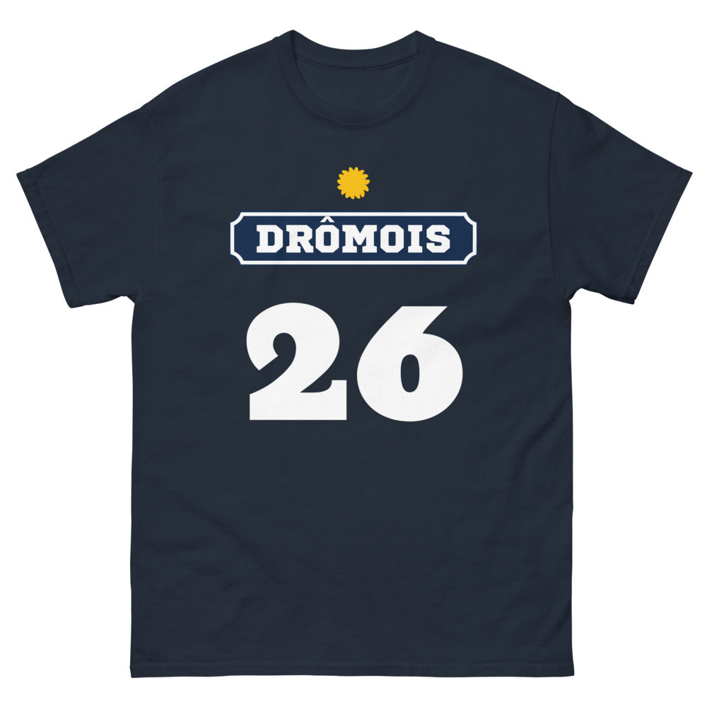 T-shirt Drôme marine - Fier d'être Drômois