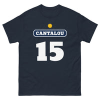 Thumbnail for T-shirt Cantalou marine - Fierté de Cantal sur fond sombre