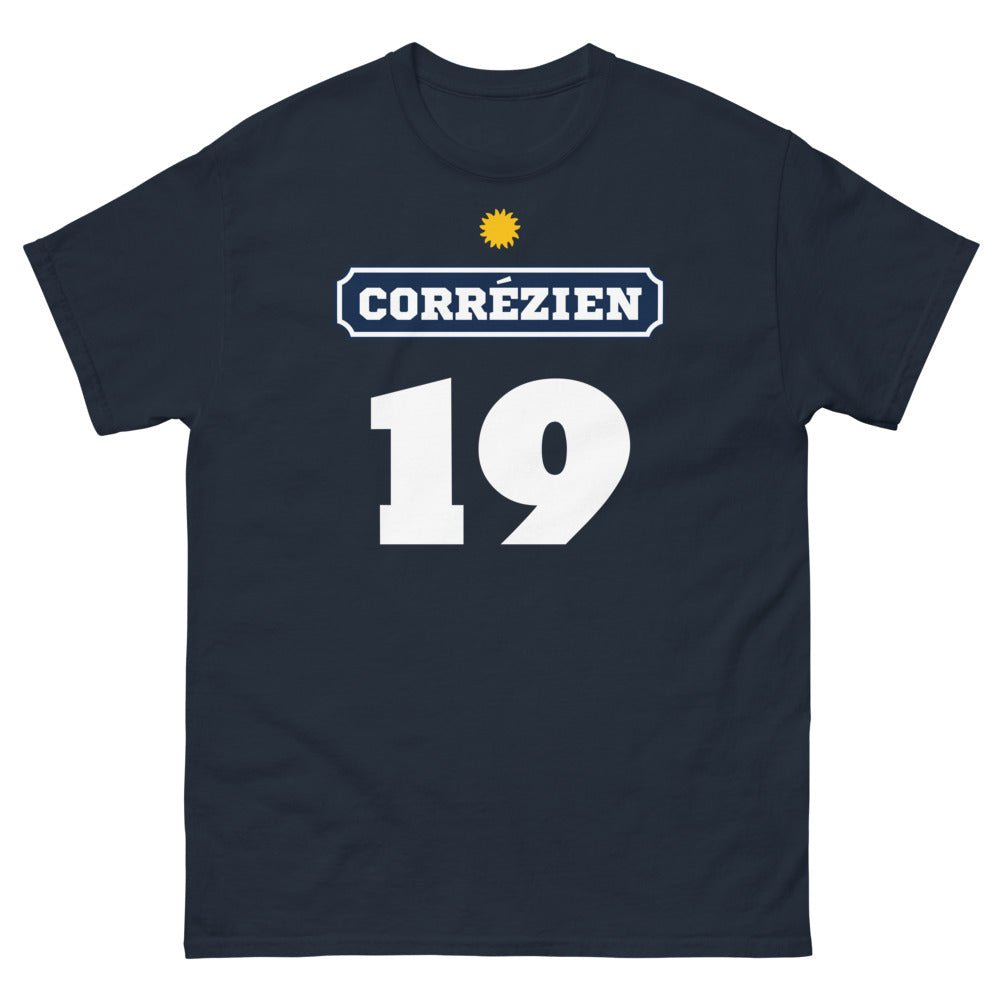 T-shirt Corrézien marine - Fier de mes origines