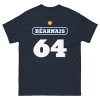 Thumbnail for T-shirt Béarnais marine - Fier et sobre avec humour