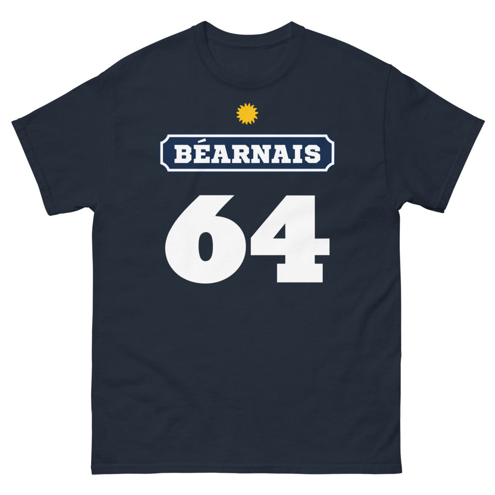 T-shirt Béarnais marine - Fierté et humour local
