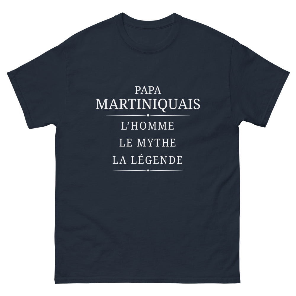 T-shirt Martinique marine - L'Homme, le Mythe, la Légende