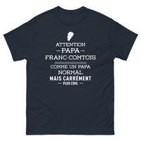Thumbnail for T-shirt Franc-Comtois marine - Plus cool qu'un papa normal