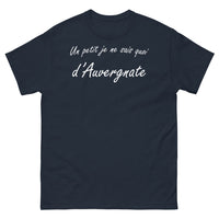 Thumbnail for T-shirt Auvergne marine - un petit je-ne-sais-quoi d'auvergnat