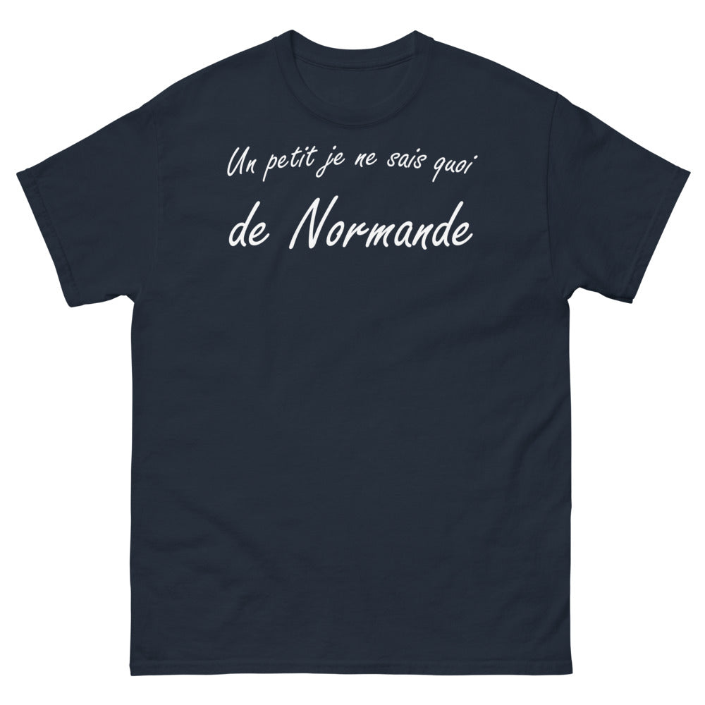 T-shirt Normandie marine - Un petit je-ne-sais-quoi charmant