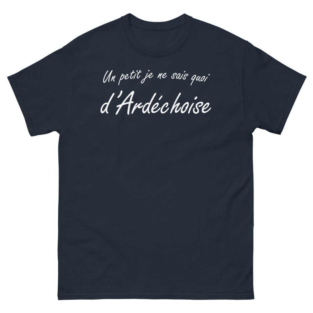 T-shirt Ardèche marine - Un petit je-ne-sais-quoi humoristique