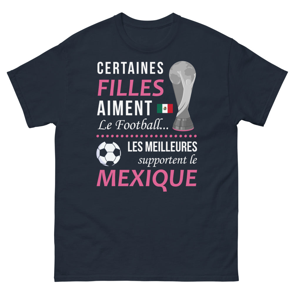 T-shirt Mexique marine - Les meilleures supportent le Mexique