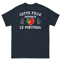 Thumbnail for T-shirt Portugal marine - Supportez avec humour et fierté