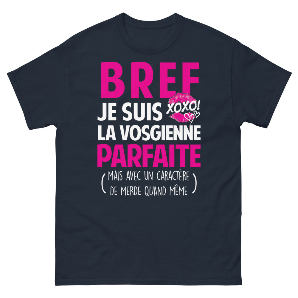 T-shirt Vosges marine - Je suis la Vosgienne parfaite