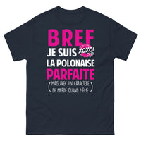 Thumbnail for T-shirt Pologne marine - Bref, je suis la Polonaise parfaite