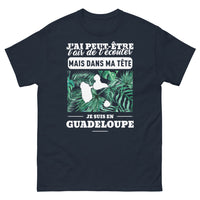 Thumbnail for T-shirt Guadeloupe marine - J'ai Peut-être l'Air de T'Écouter