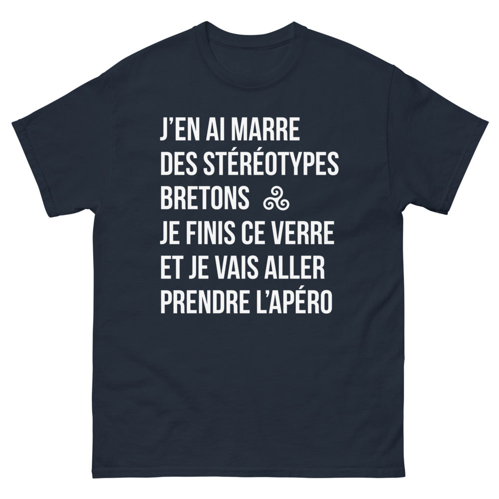 T-shirt Bretagne marine - Fier de mon apéro breton