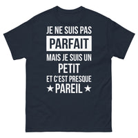 Thumbnail for T-shirt Franco-Suisse marine - Je ne suis pas parfait, mais je suis un petit