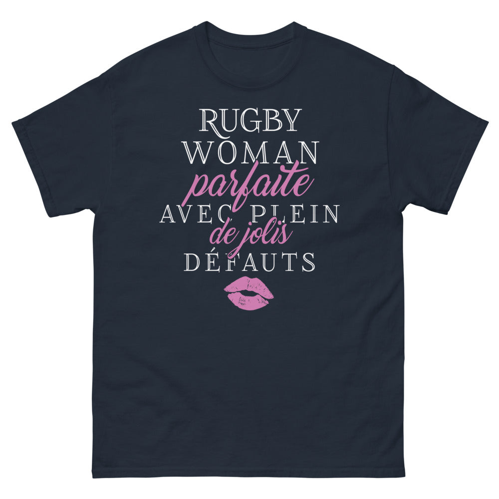 T-shirt Rugby noir dos - Un supplément de défauts charmants