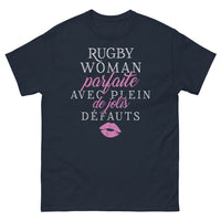 Thumbnail for T-shirt Rugby noir dos - Un supplément de défauts charmants