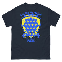 Thumbnail for T-shirt Ardèche bleu marine - Je ne suis pas parfaite mais fière