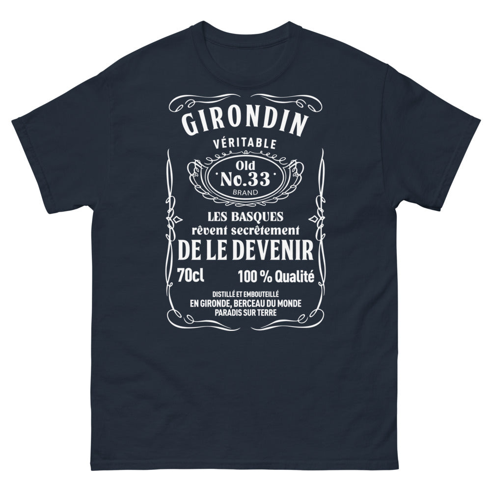 T-shirt Gironde marine - Un rêve basque à partager