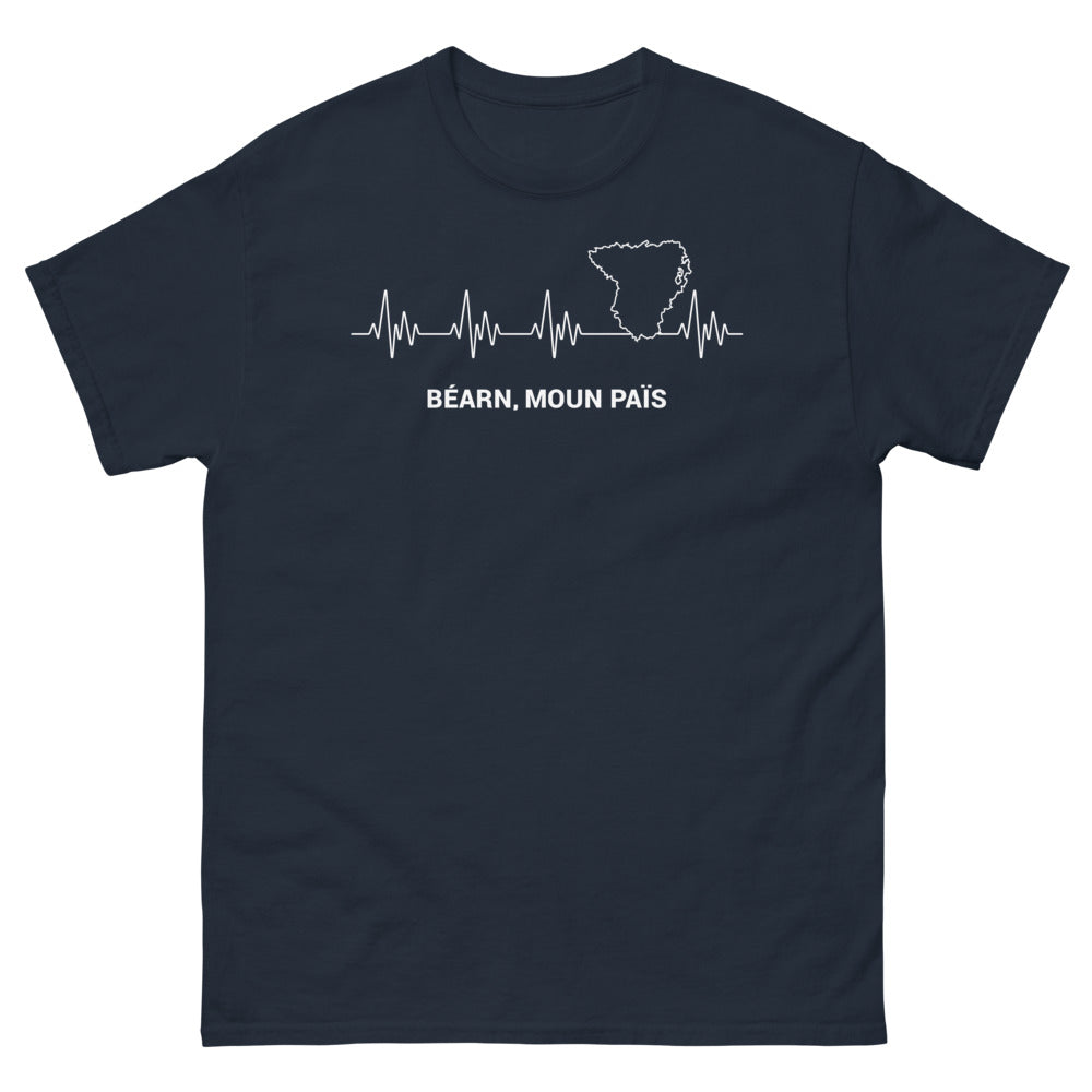 T-shirt Béarn marine - Hommage à la fierté béarnaise
