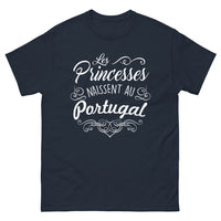 Thumbnail for T-shirt Portugal marine - Les princesses naissent au Portugal