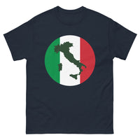 Thumbnail for T-shirt Italie marine - carte du drapeau italien