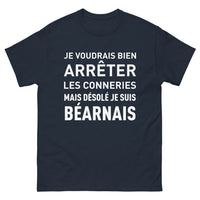 Thumbnail for T-shirt Béarnais marine - Désolé, je suis en mode conneries