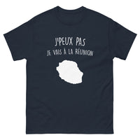 Thumbnail for T-shirt Réunion marine - Je peux pas, je vais à la Réunion