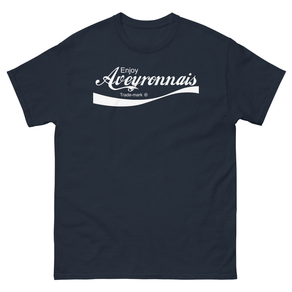T-shirt Aveyron noir dos - clin d'œil à vos racines