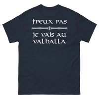 Thumbnail for T-shirt Valhalla marine - Je peux pas, je vais au Valhalla