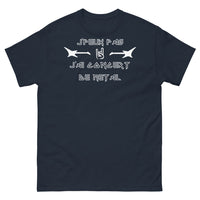 Thumbnail for T-shirt métal noir - Je peux pas, j'ai concert de métal dos
