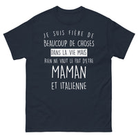 Thumbnail for T-shirt Italie marine - Fier d'être Maman et Italienne
