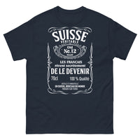 Thumbnail for T-shirt Suisse marine - Le rêve des Français en secret