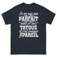 Thumbnail for T-shirt Tatoué marine - Je ne suis pas parfait, mais tatoué