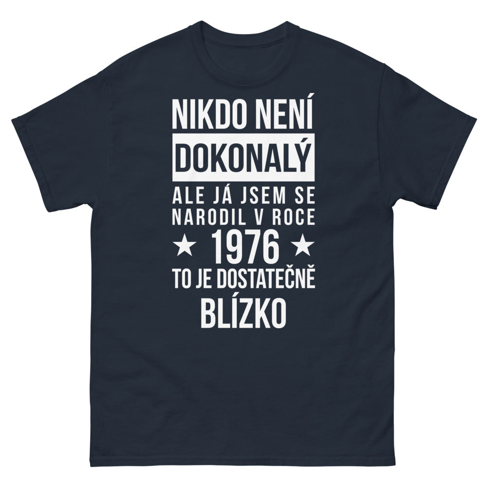 T-shirt Année 1976 marine - Nikdo Není Dokonalý
