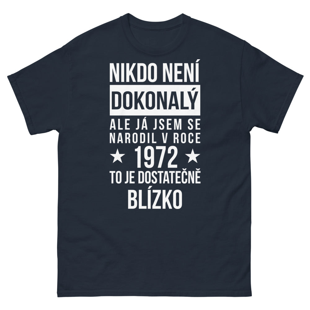 T-shirt Tchèque noir - Né en 1972 : Parfaitement Imparfait dos