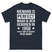 Thumbnail for T-shirt 1956 marine - Niemand ist perfekt, aber ich bin geboren